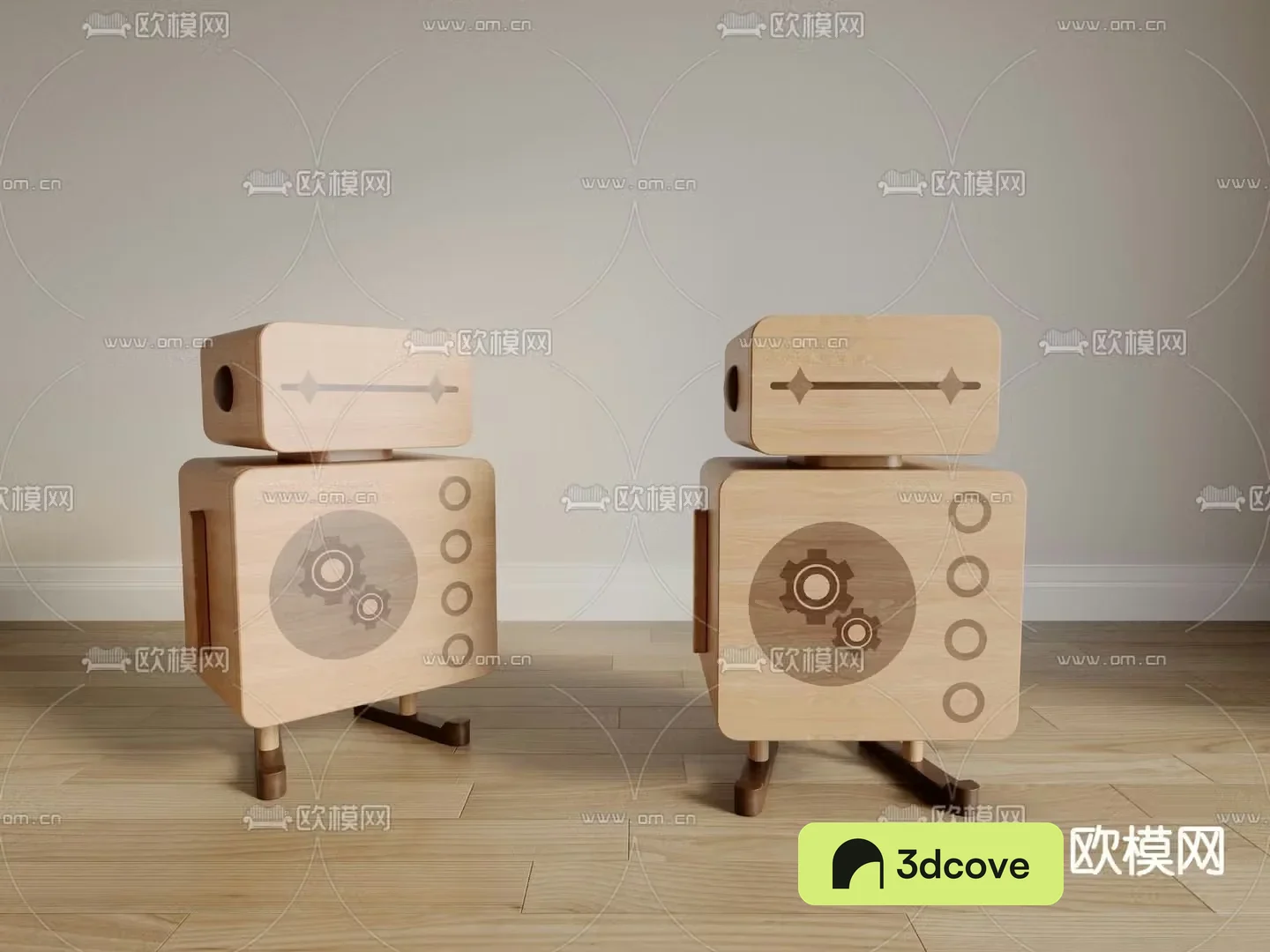 Robot side cabinet children’s storage cabinet