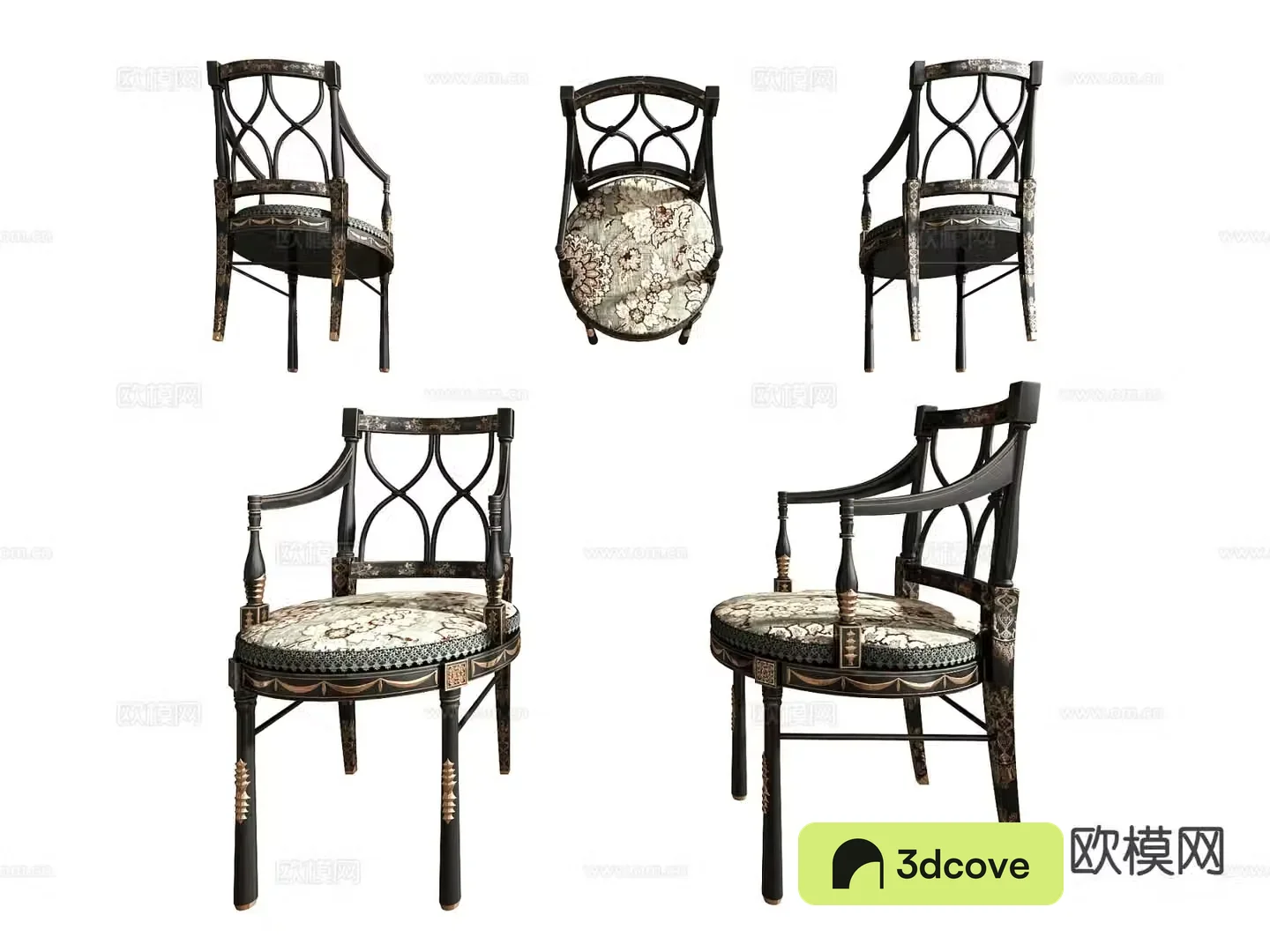 French chair armchair dining chair
