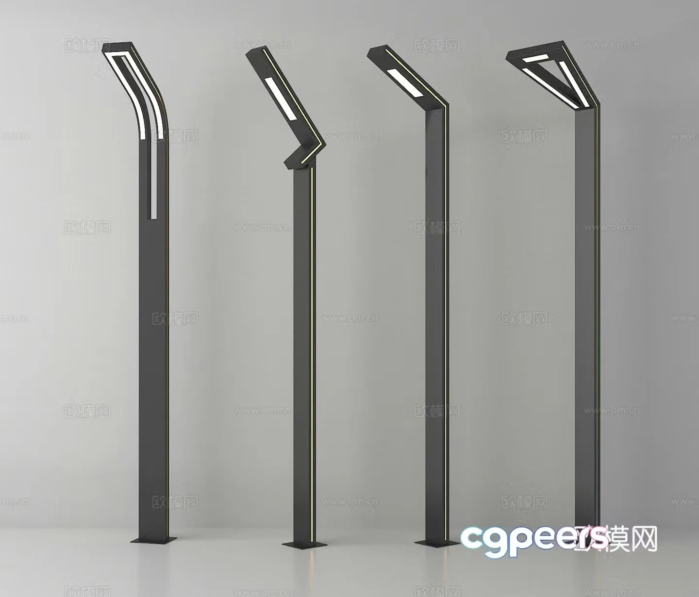 Outdoor light street light 3d model