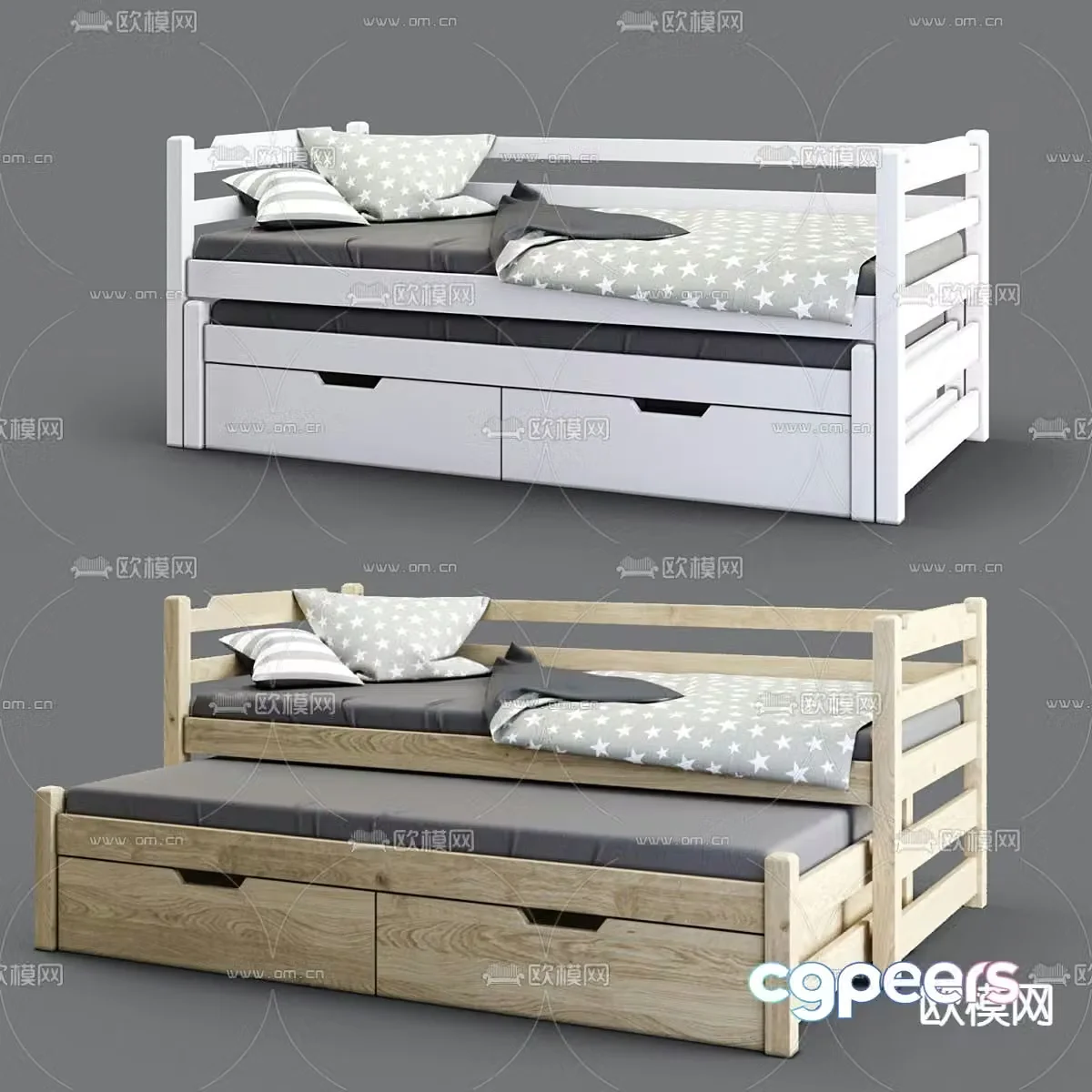 Sofa bed children’s bed 3d model