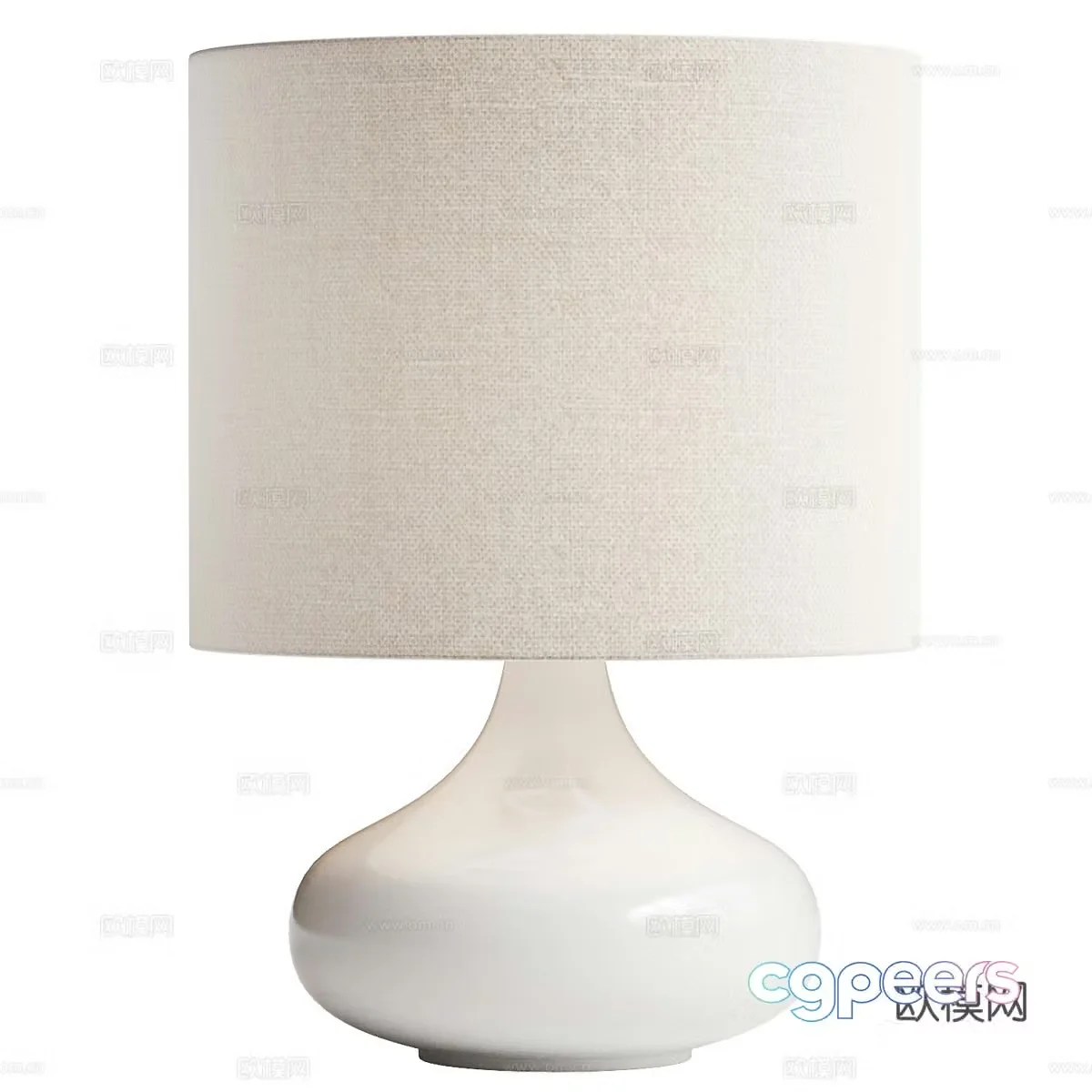 New Chinese desk lamp 3D model