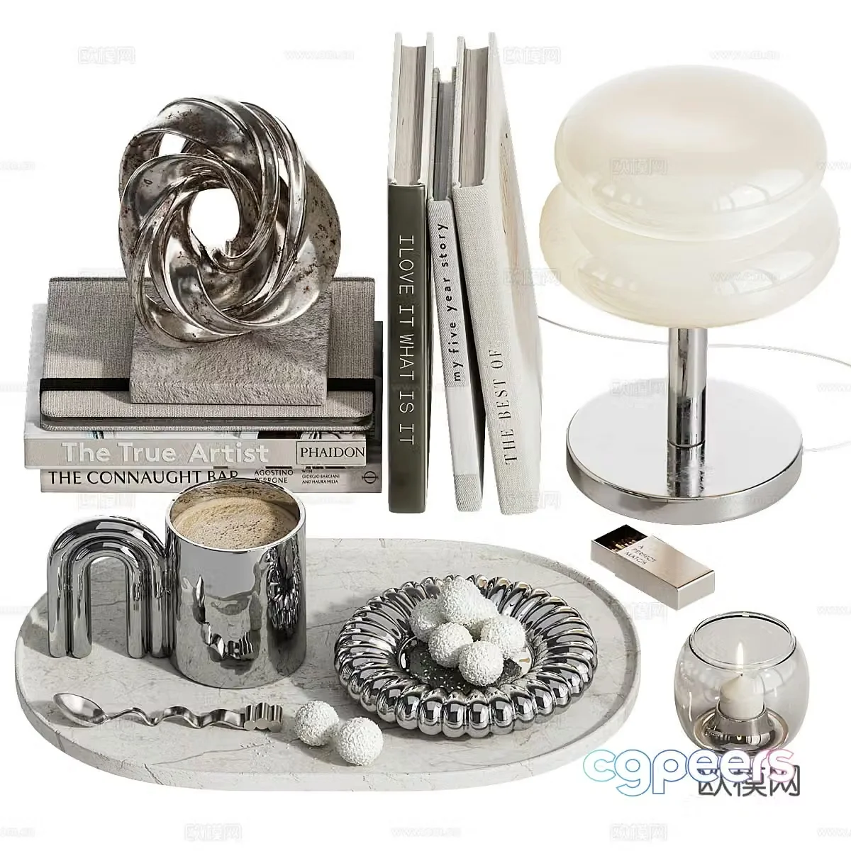 Modern Italian light luxury ornament ornament 3D model