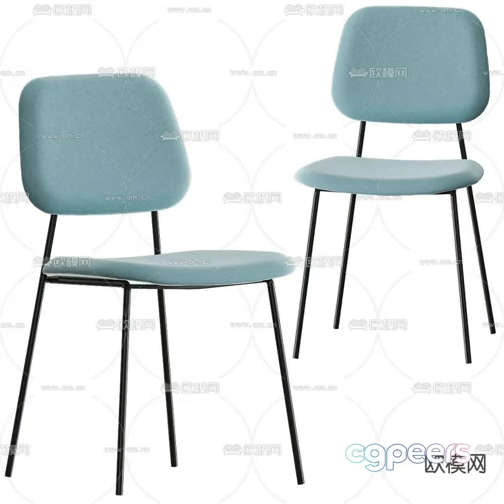 Bergenson Bjorn chair dining chair 3d model