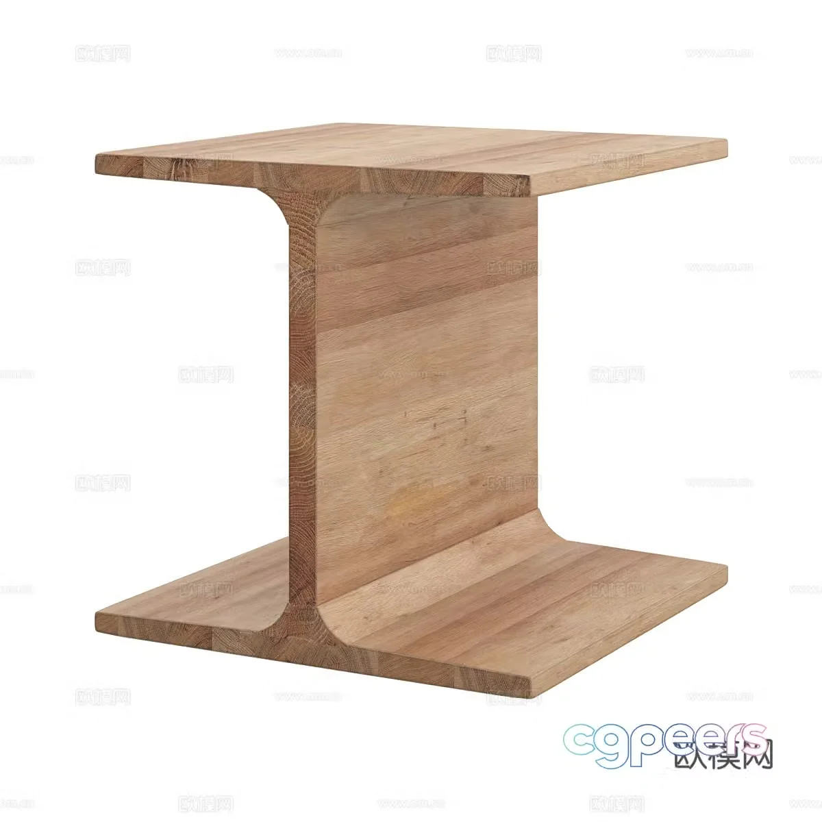 Nordic side table 3D model