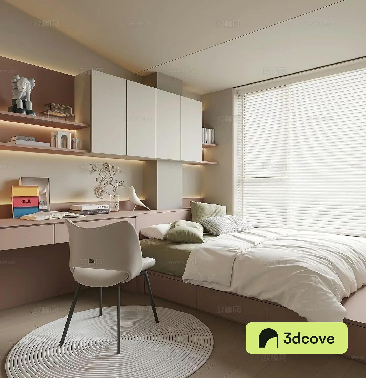 Modern tatami bedroom