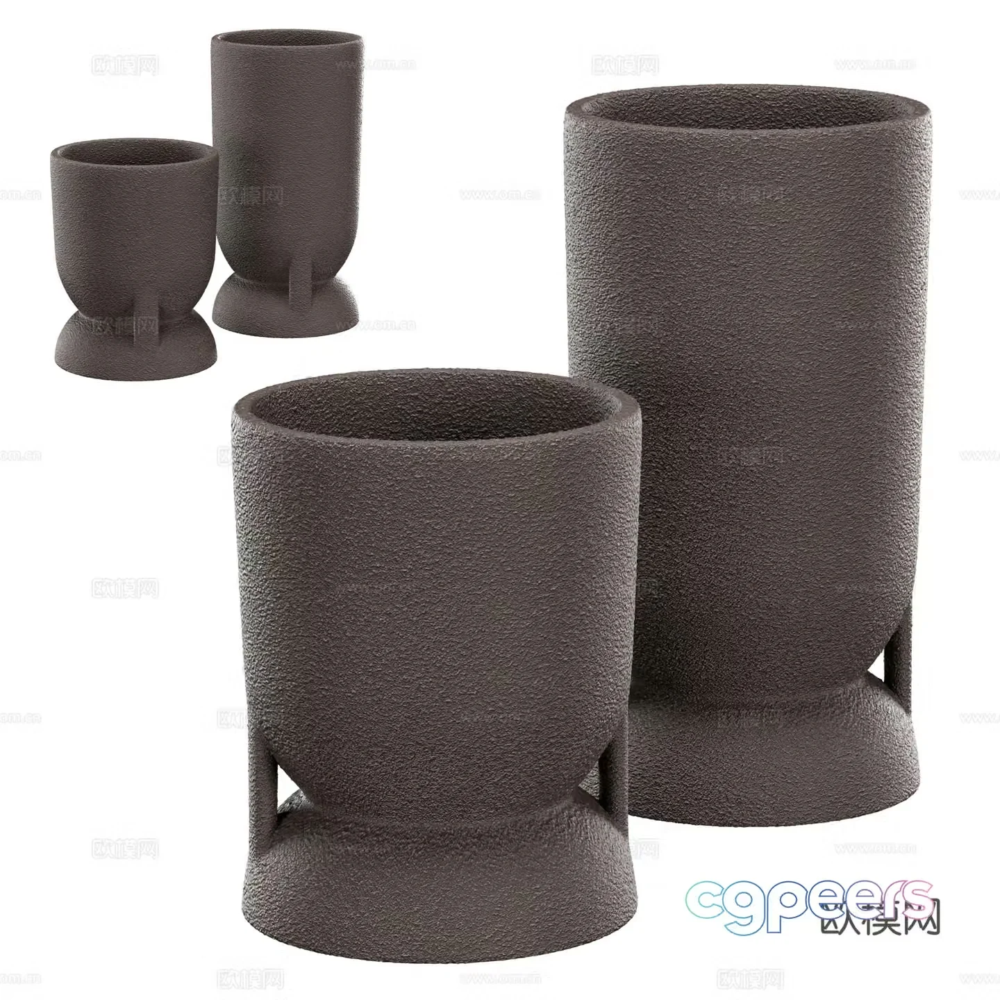 New Chinese clay pot 3D model