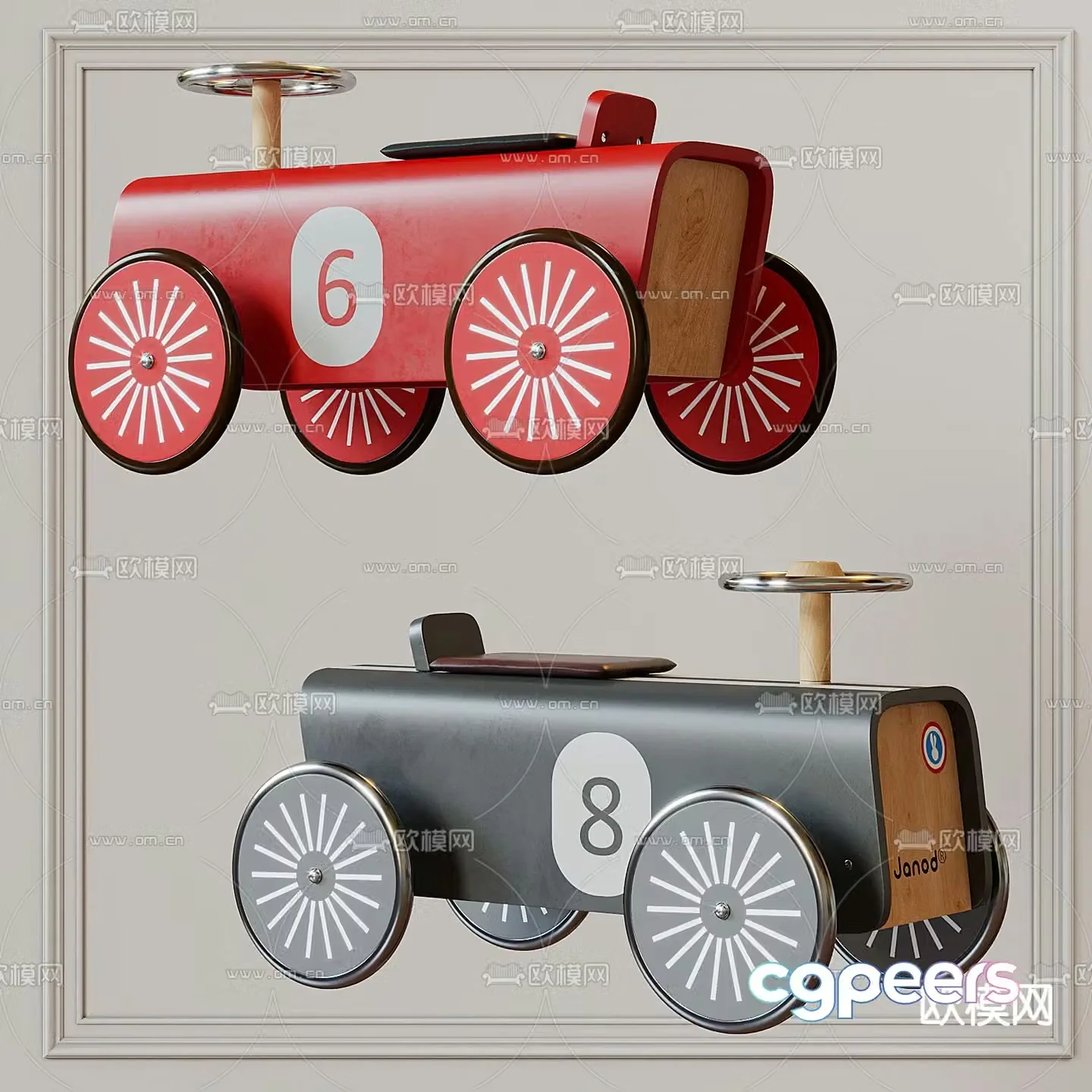Children’s toys car 3d model