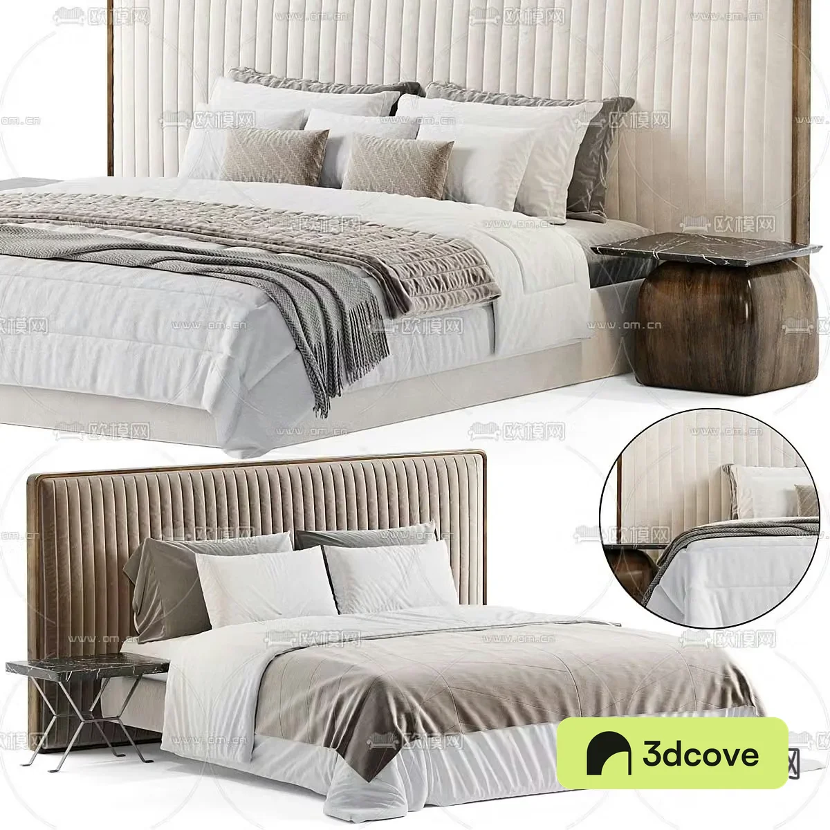 Paolo double bed
