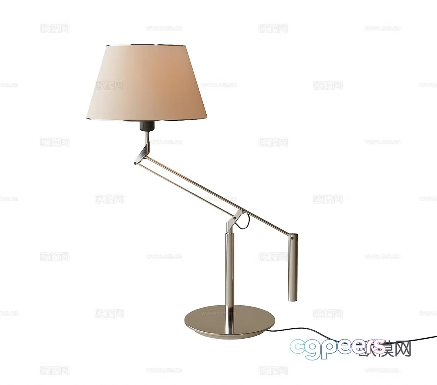 Modern desk lamp 3d model