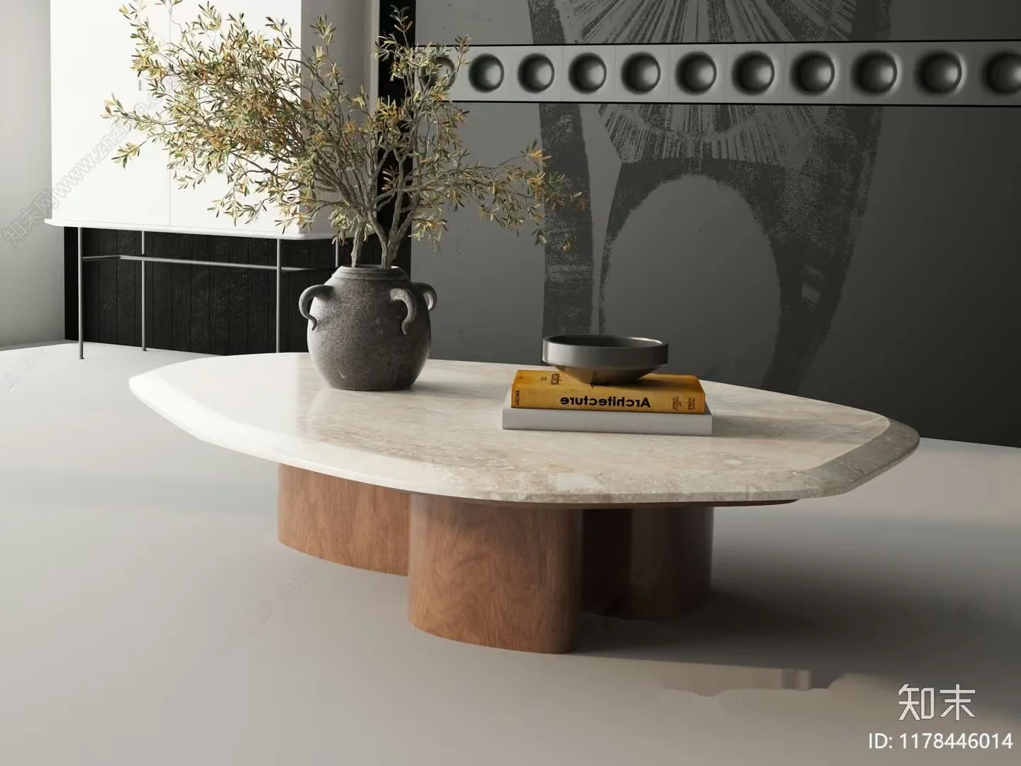 Modern Coffee Table 3D Model – 22810 – VRAY Render