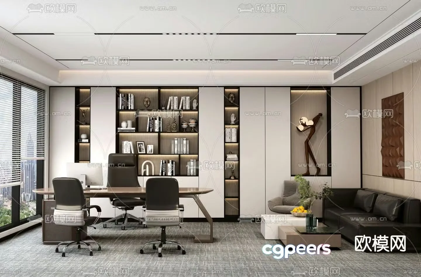 General Manager’s Office Chairman’s Office 3D Model