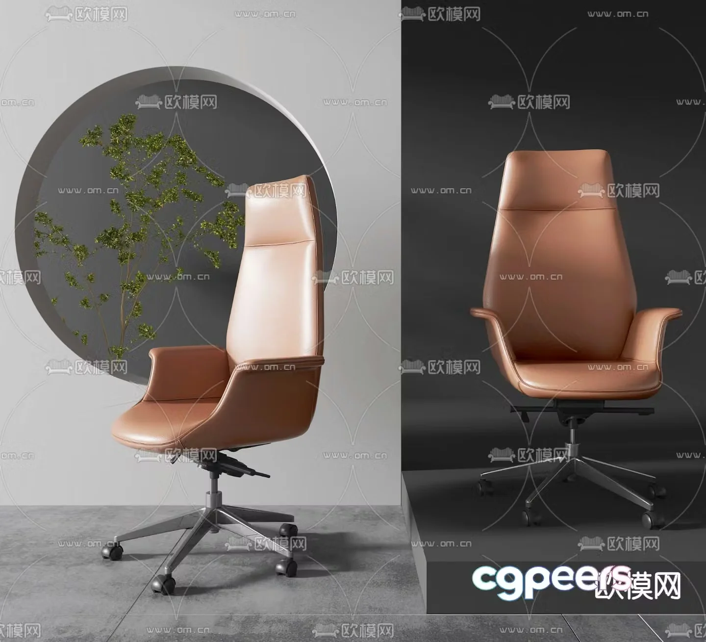 Office chair conference chair executive chair 3d model