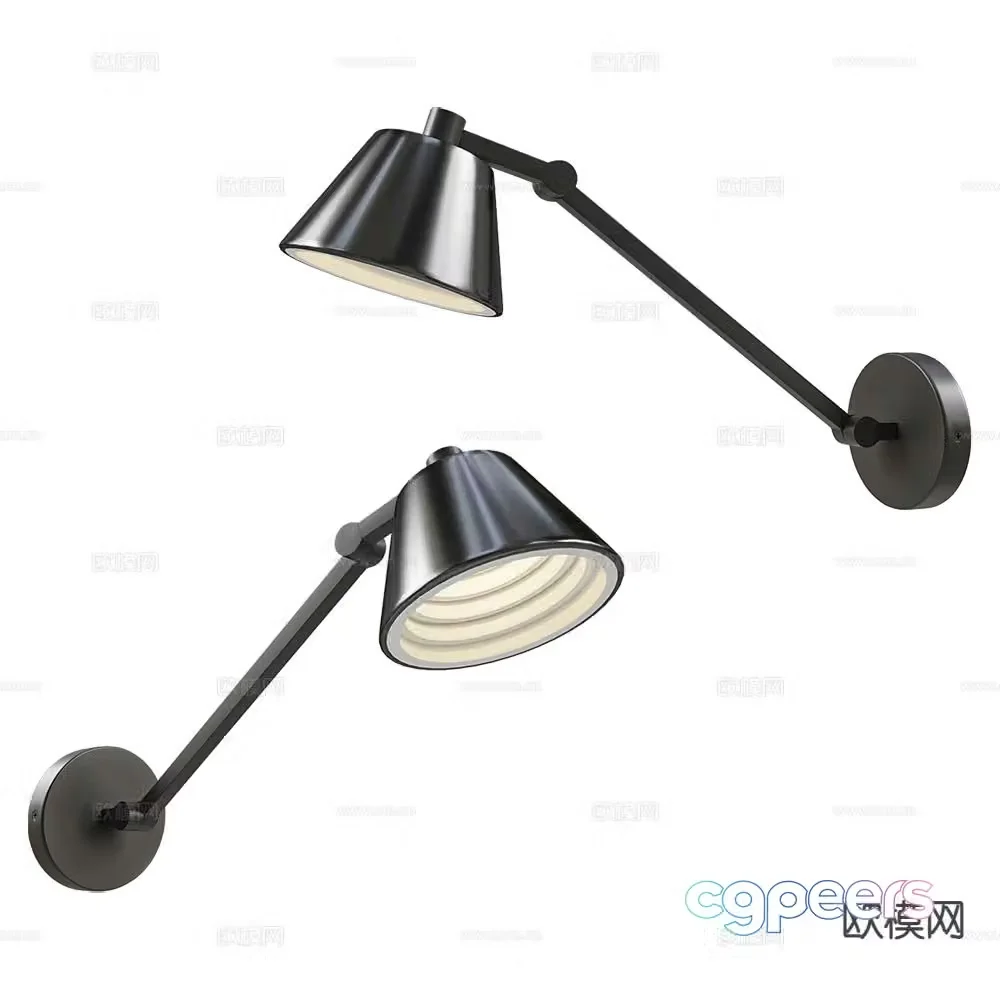 Zuiver Group minimalist wall lamp bedside wall lamp 3d model