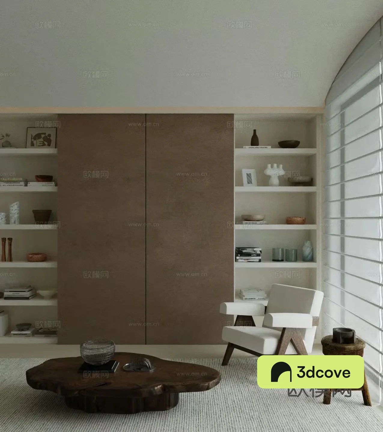 Modern leisure chair coffee table armchair