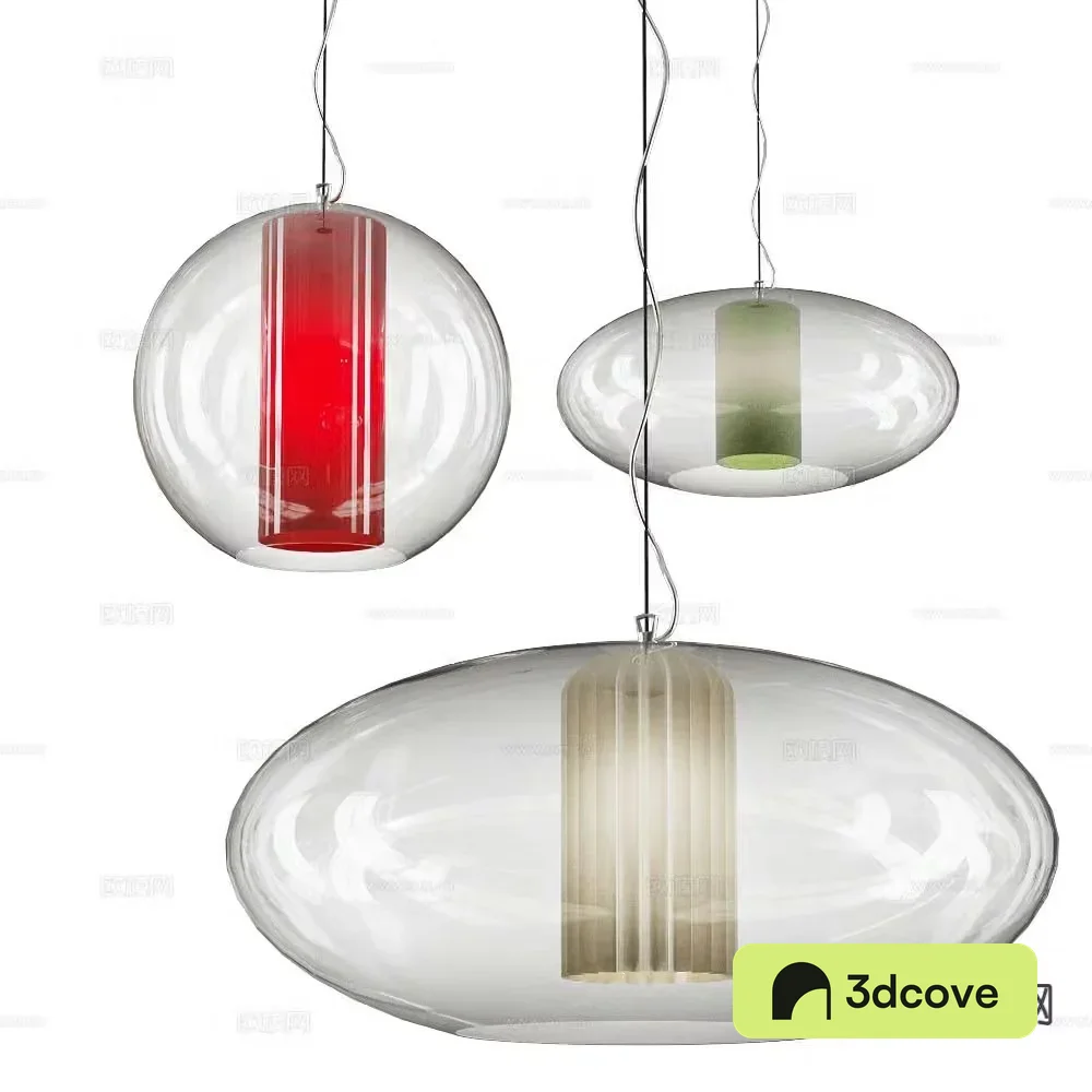 MODO glass chandelier