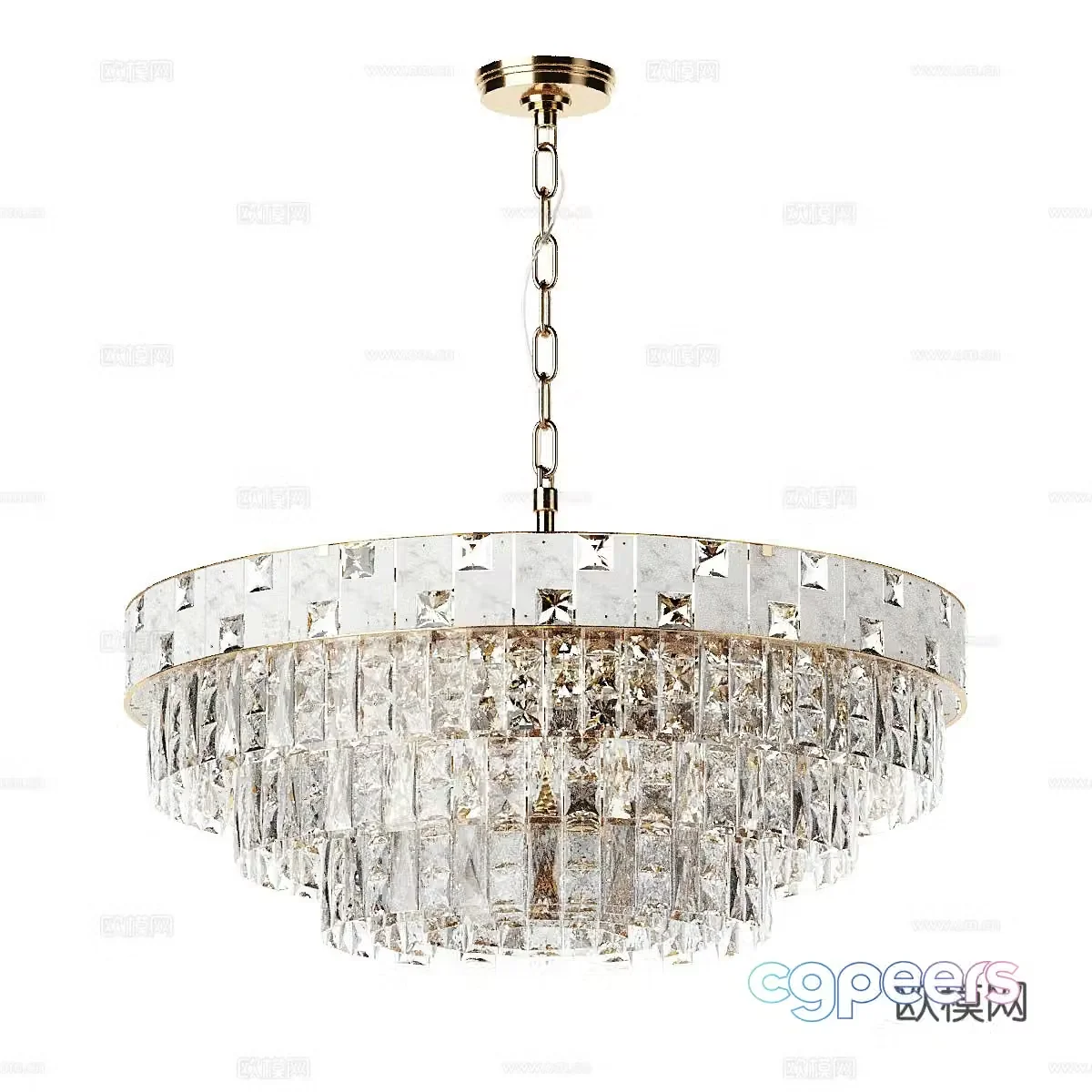 Modern simple chandeliers chandeliers simple chandeliers glass chandeliers restaurant chandeliers lamps 3D model