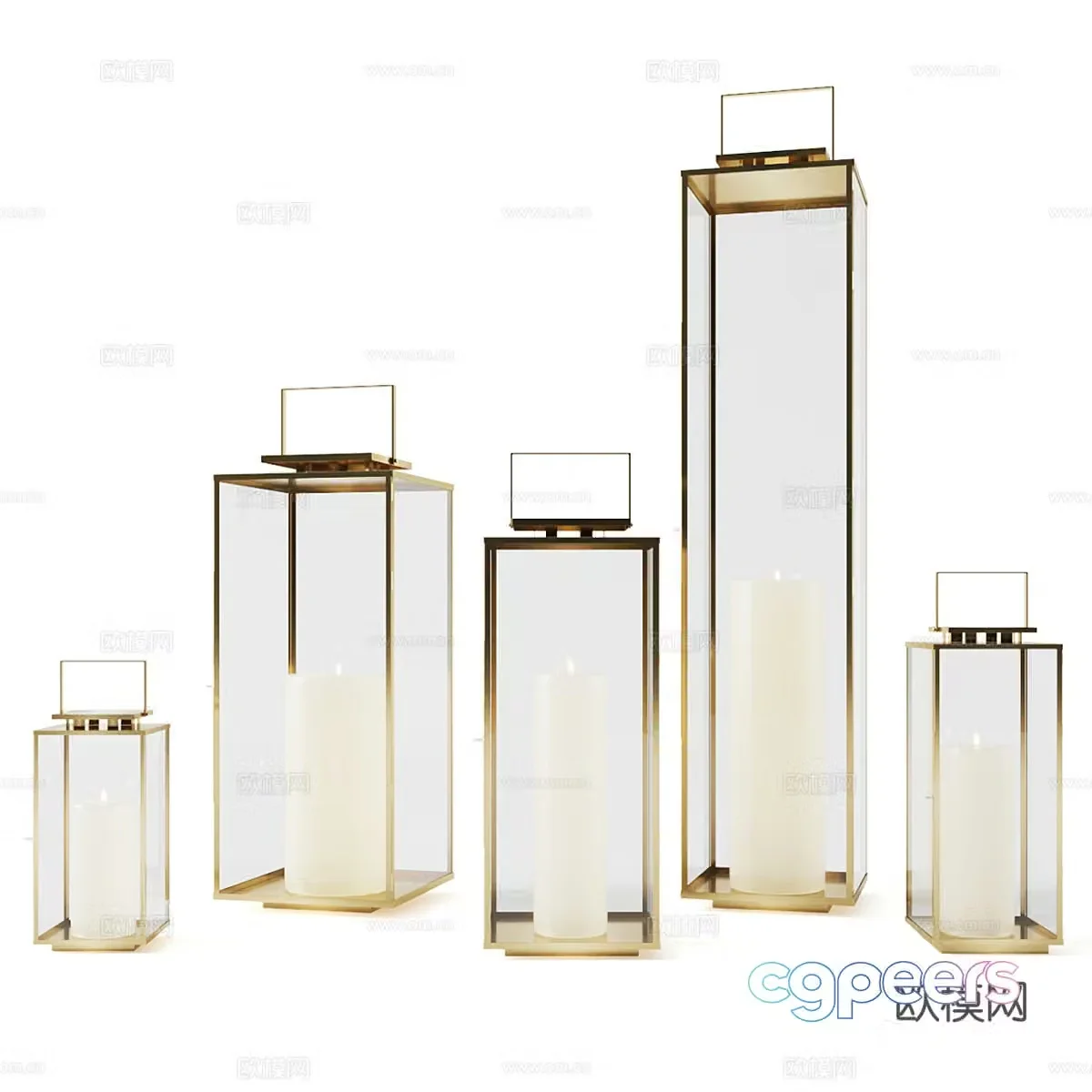 Rh Amalfi Lantern 3d Model