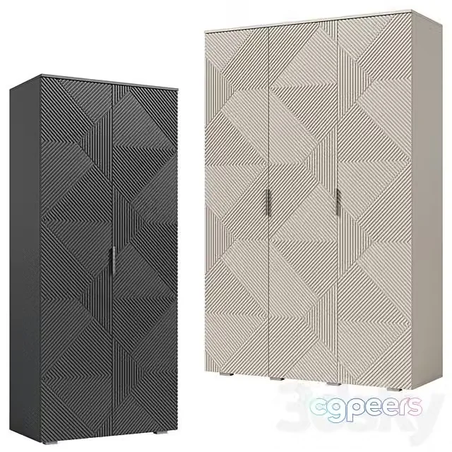 3ds Max Free – Swing Wardrobe Shelton