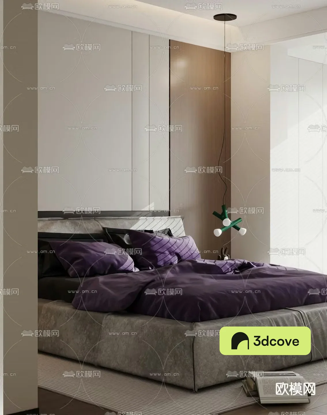 Modern double bed