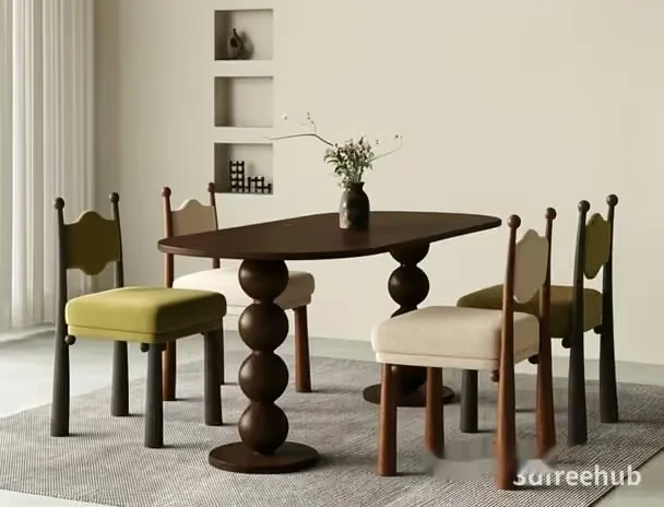 Modern Dining Room 3D Model – 23523 – VRAY Render