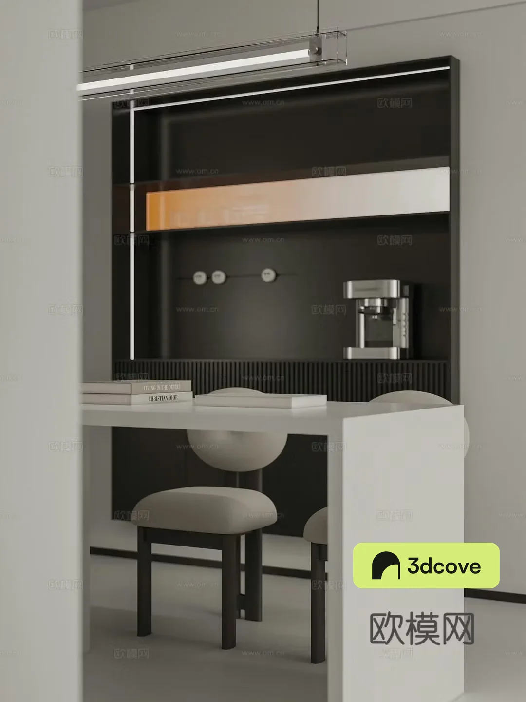 Modern minimalist restaurant