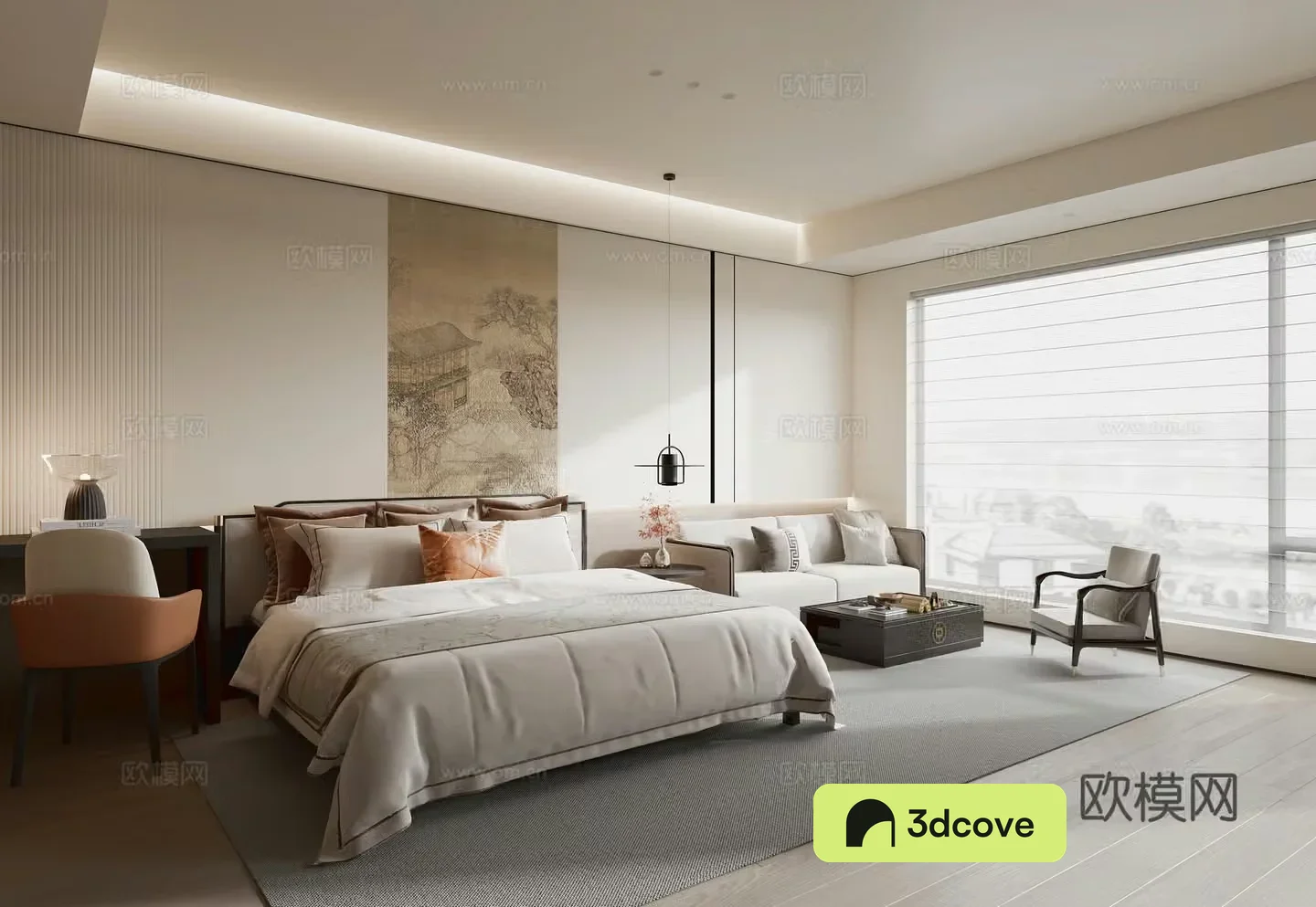 New Chinese hotel room