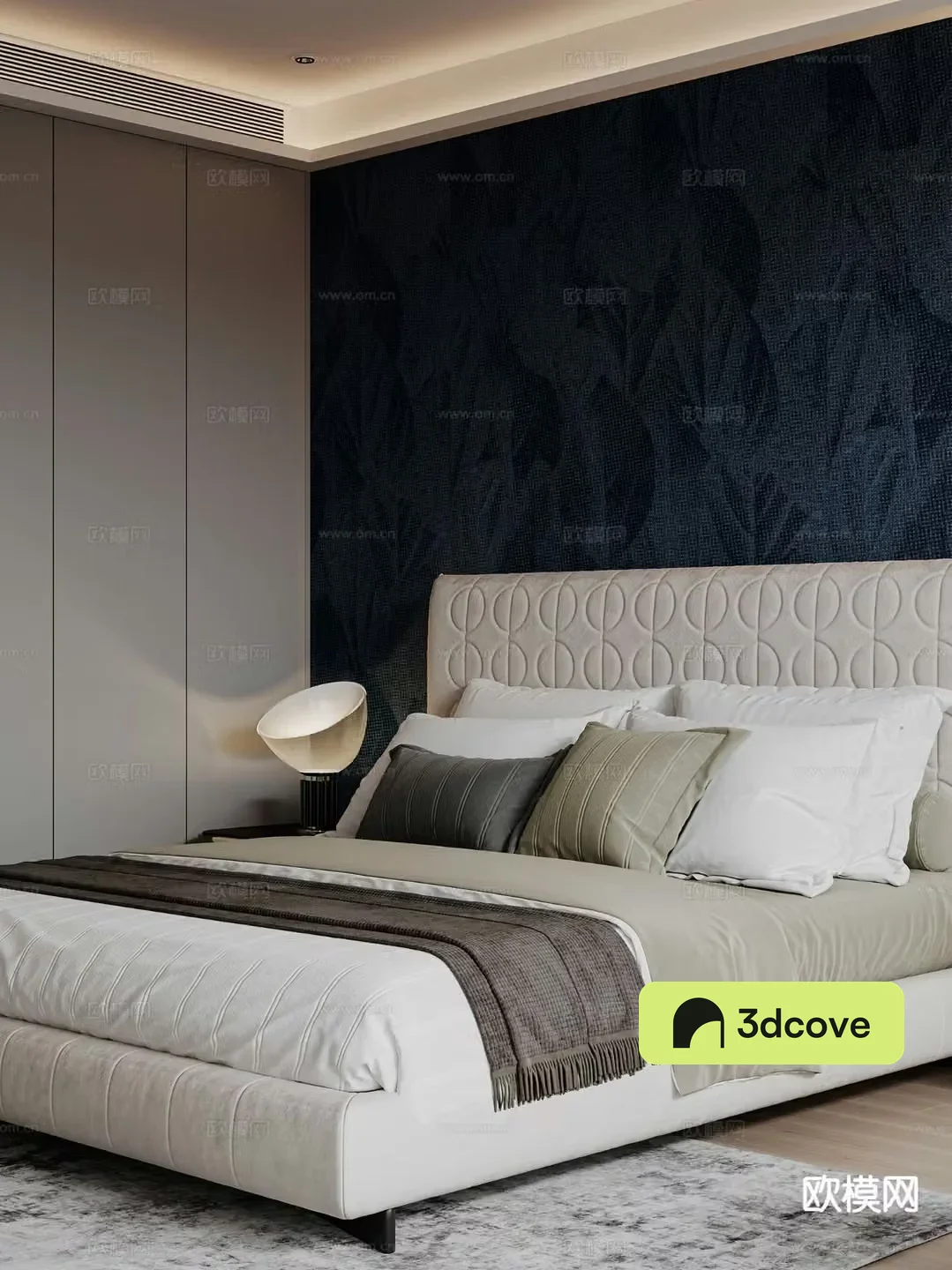 Modern double bed