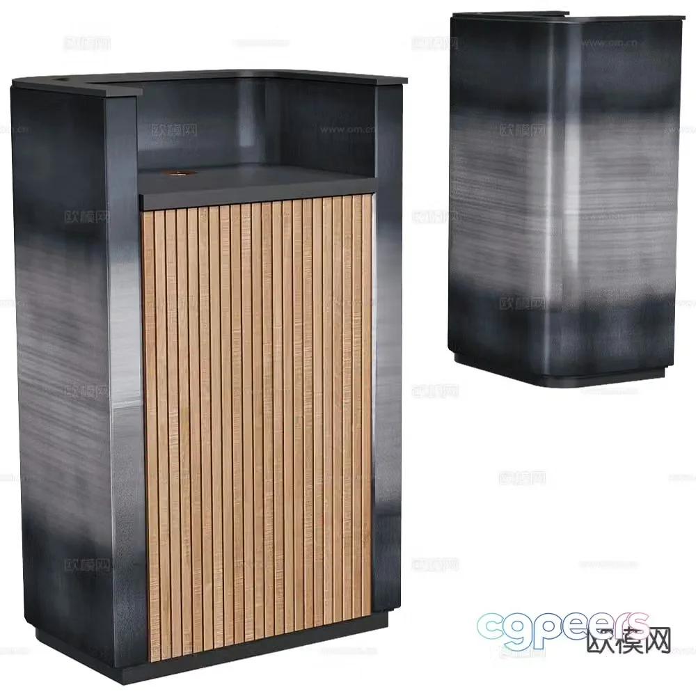 Isomi modern podium 3d model