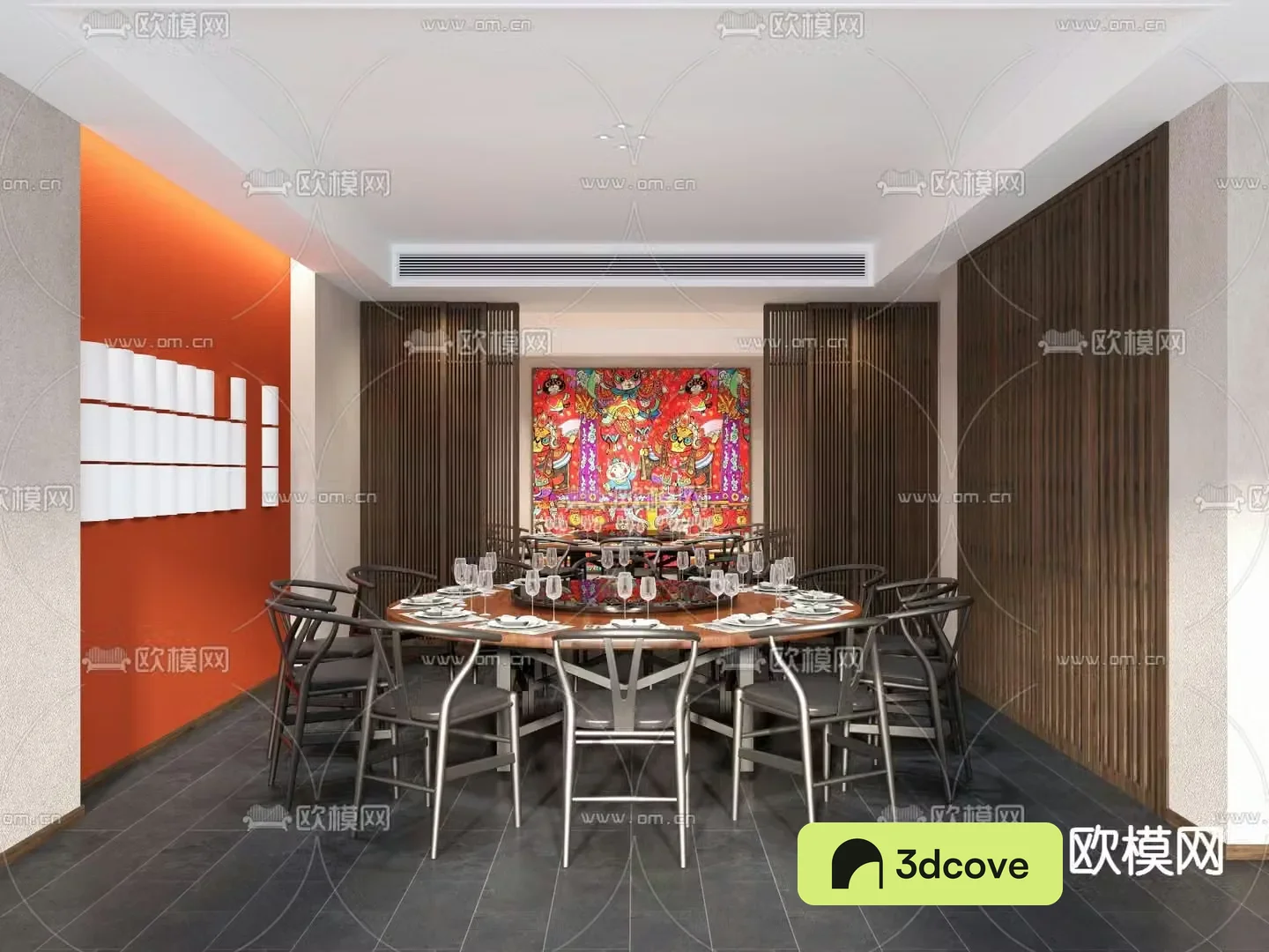 Chinese restaurant private room