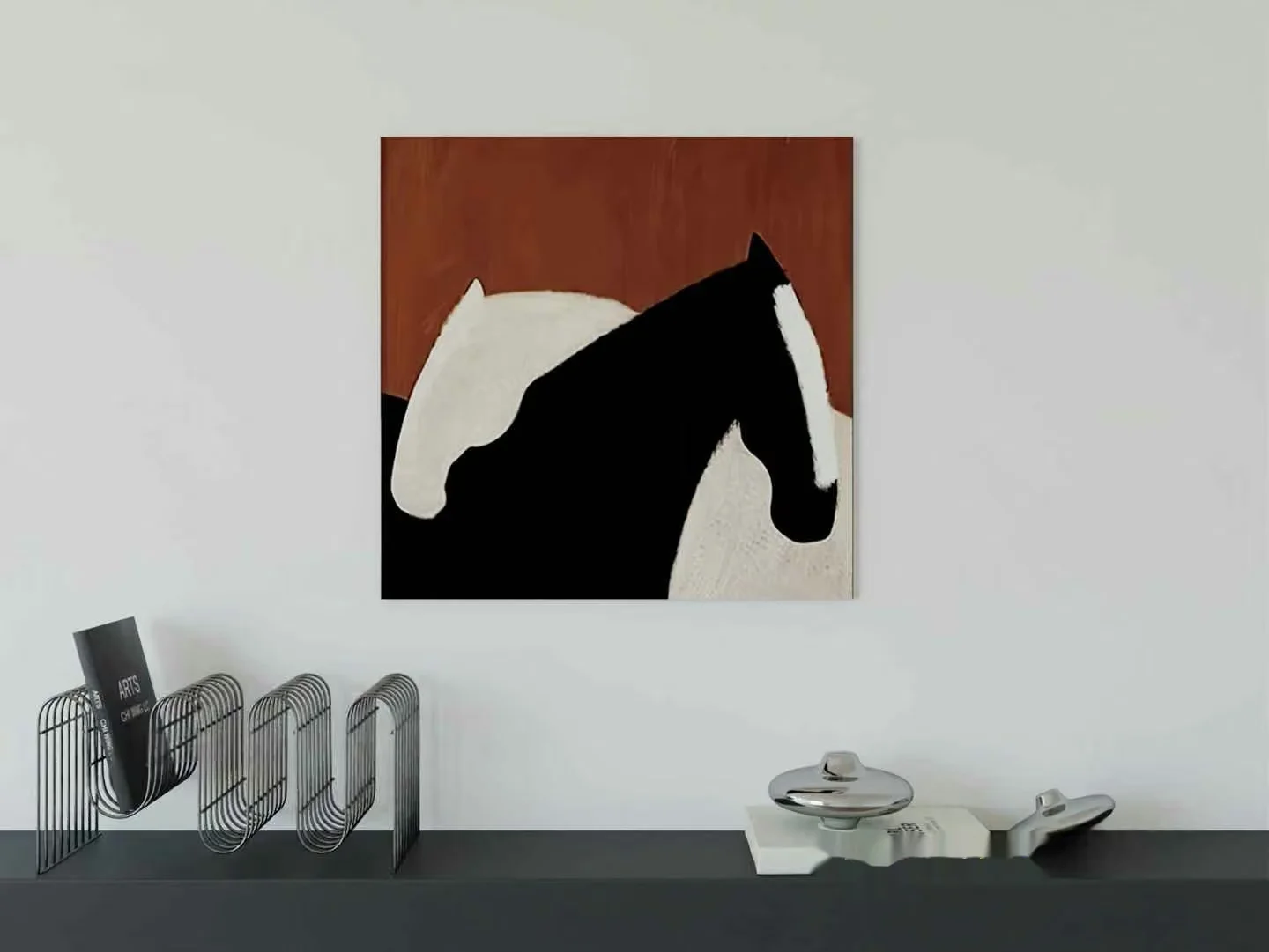Abstract Horse Painting 3D Model – 4515 – CORONA Render