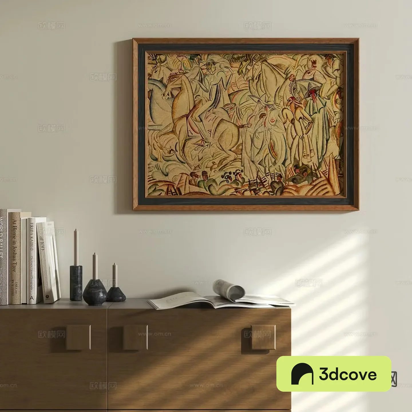 Medieval style abstract painting art painting decorative painting