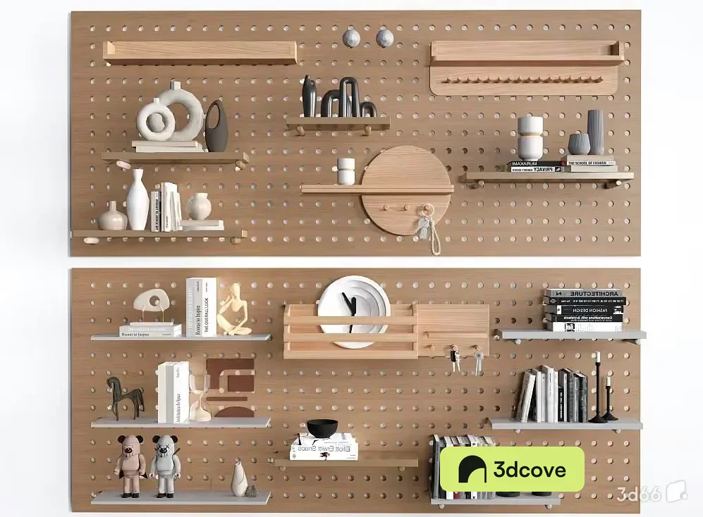 Modern Pegboard Display