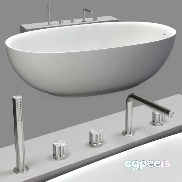 3ds Max Free – Boffi FISHER ISLAND Bathtub_MODO 17 95
