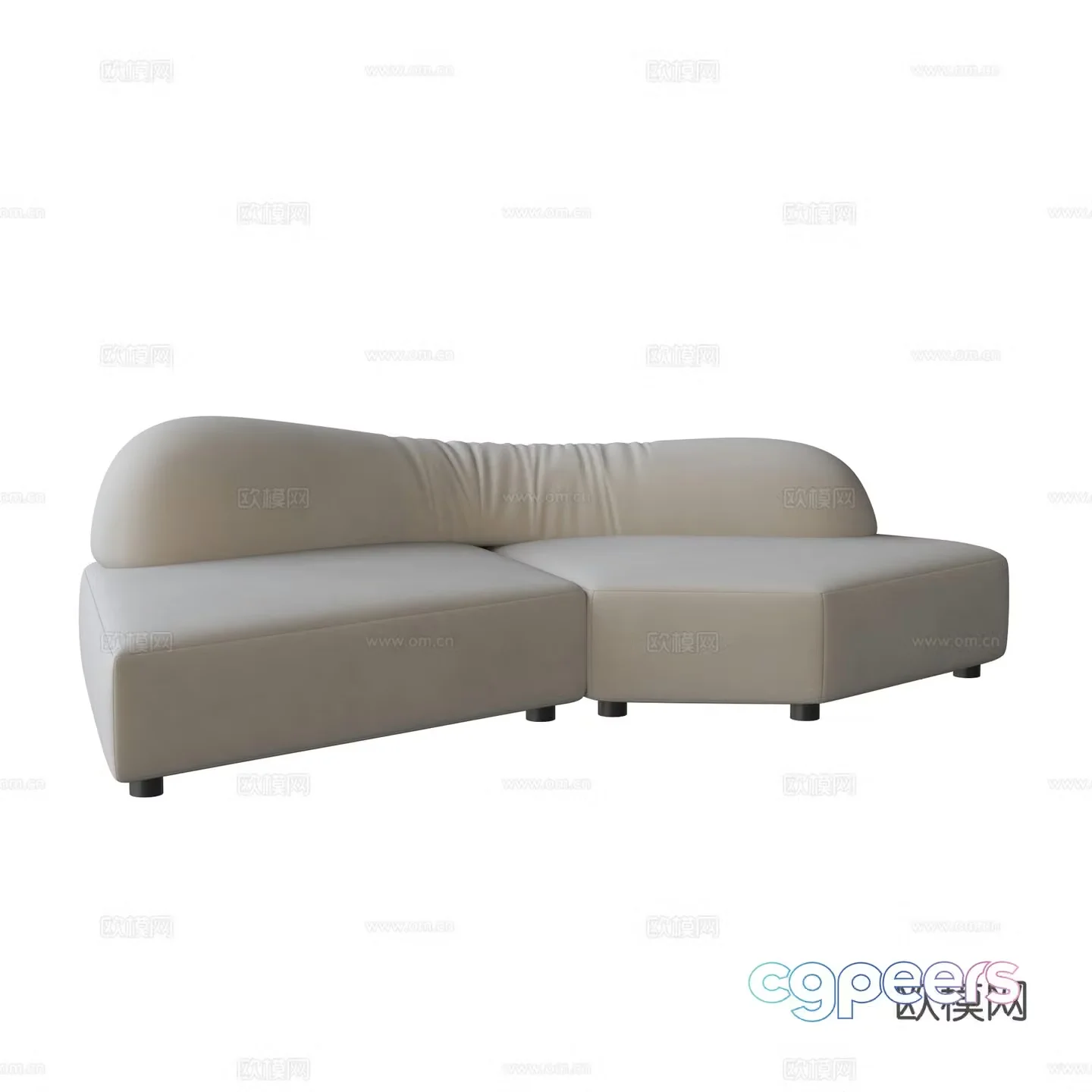 Special-shaped sofa 3d model