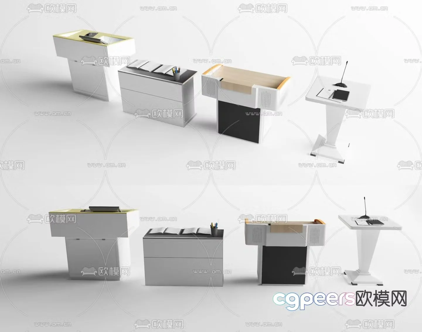 podium 3d model