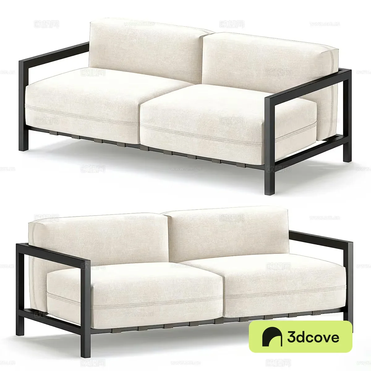 Modern Cream Sofa