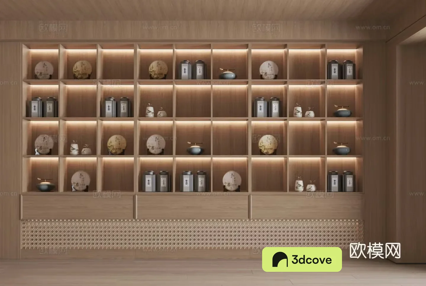 Modern tea cabinet
