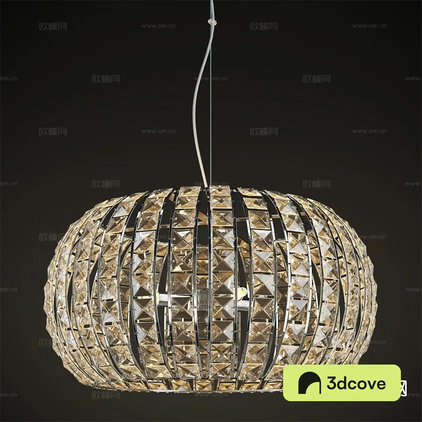 Light luxury chandelier crystal lamp