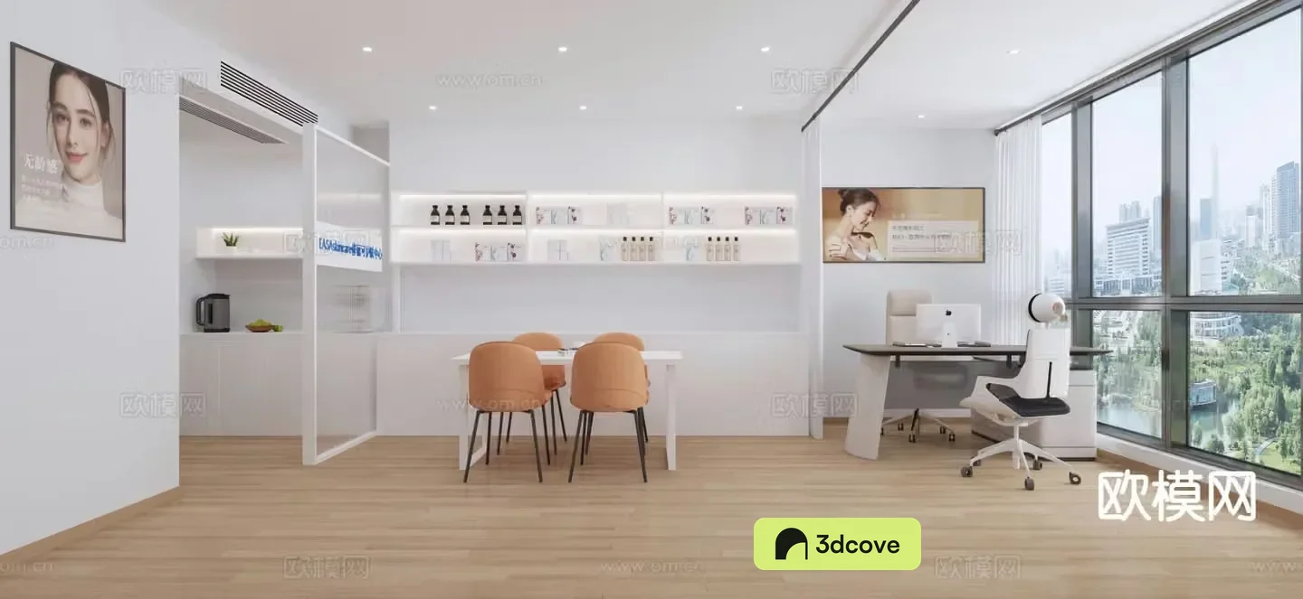 Modern beauty salon office