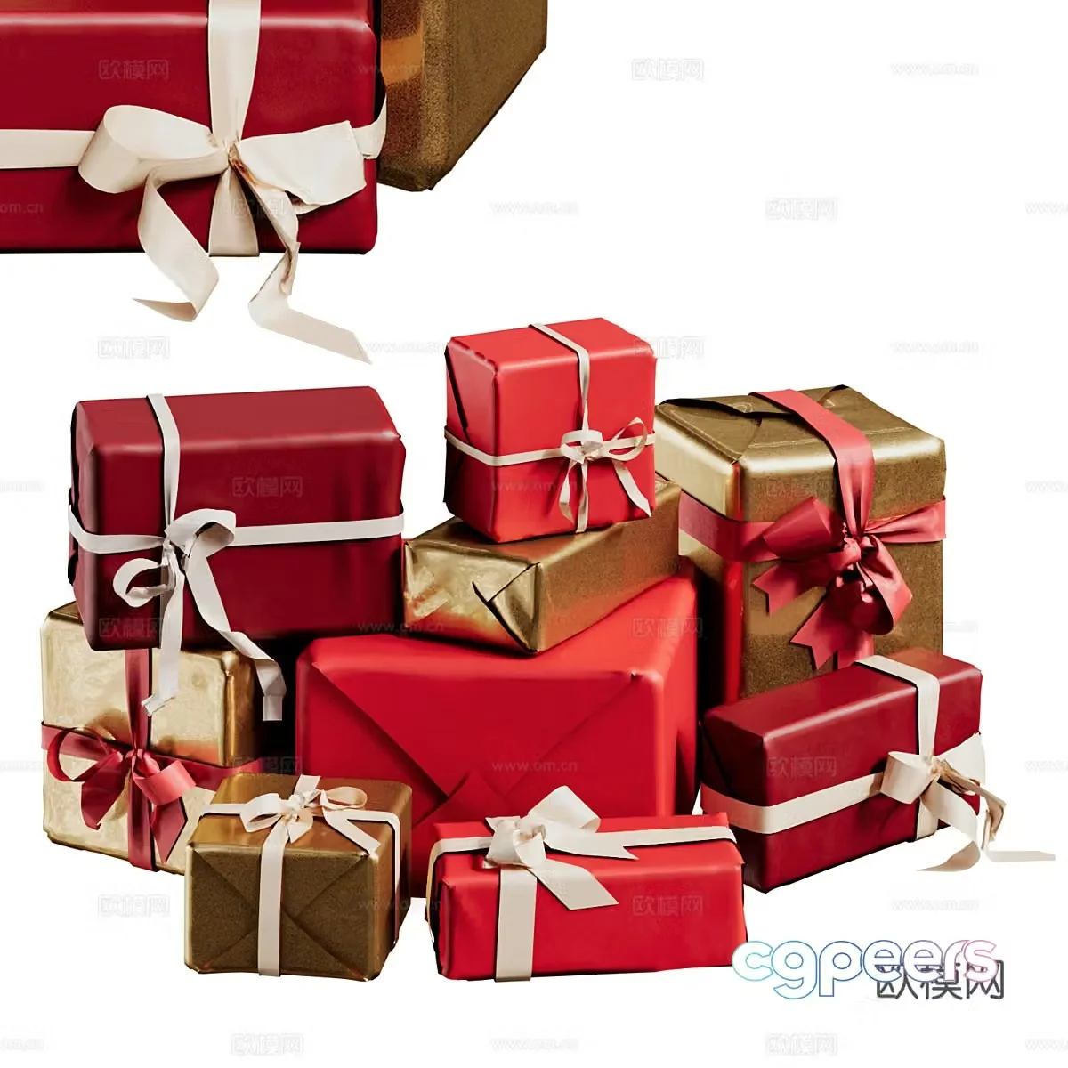 Gift box Packaging box Gift 3d model