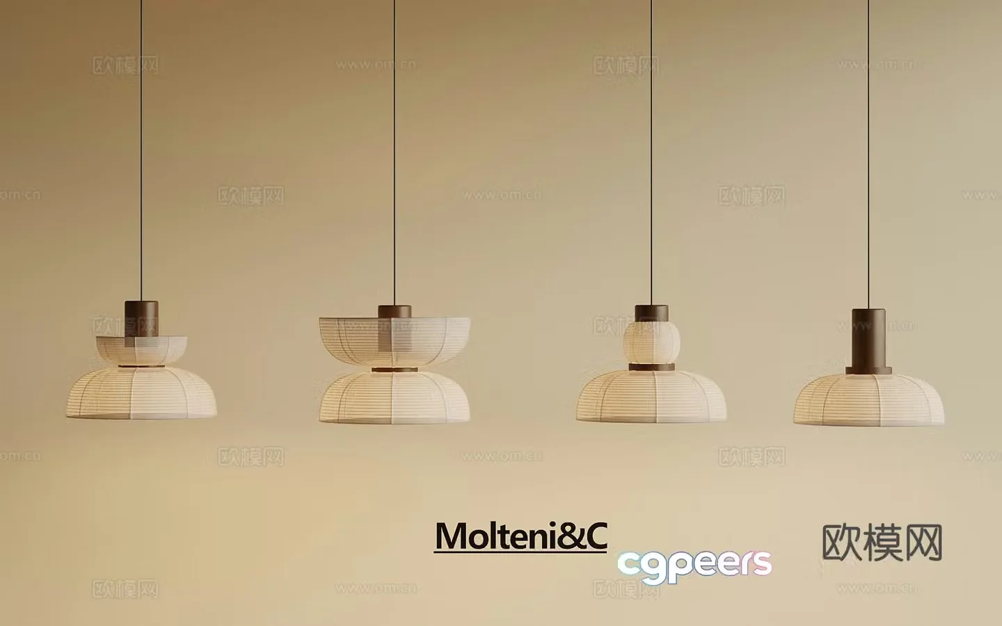 Wasabi Chandelier Chandelier Combination 3D Model
