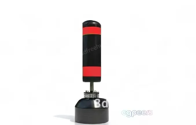 Black And Red Object 3D Model – 21085 – VRAY Render