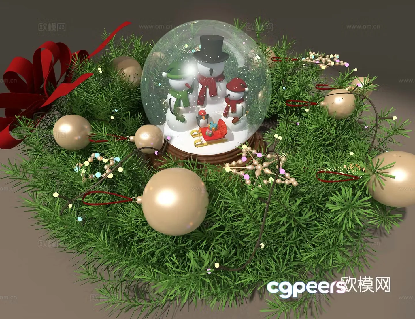 Crystal ball 3d model