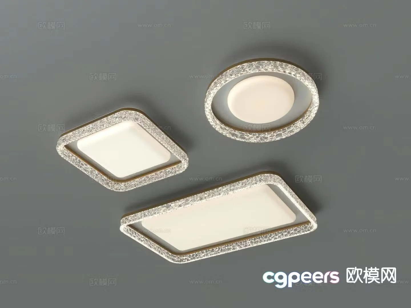 Modern ceiling lamp 3d model