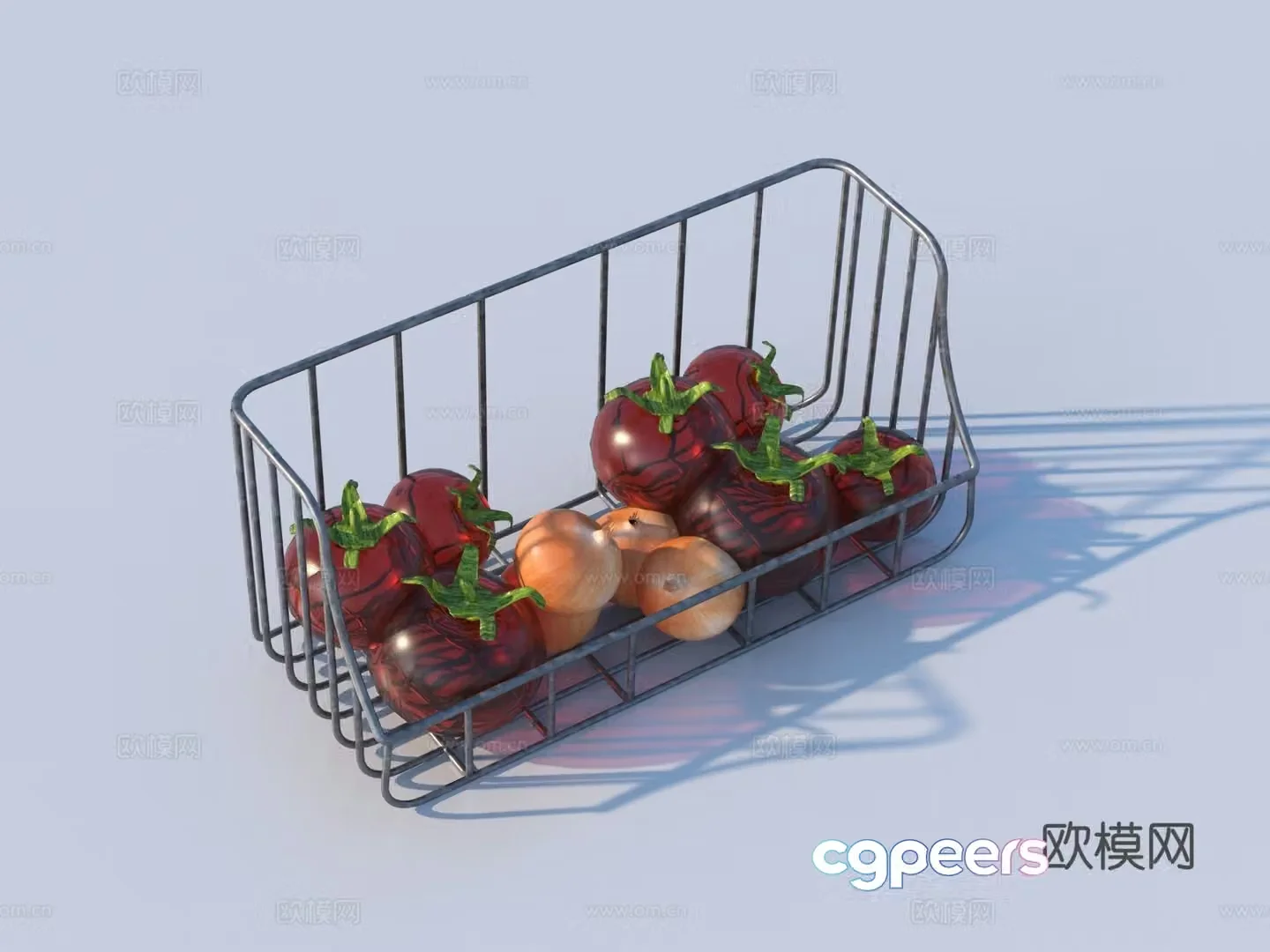 Onion Fruit Fresh Fruit 3d Model