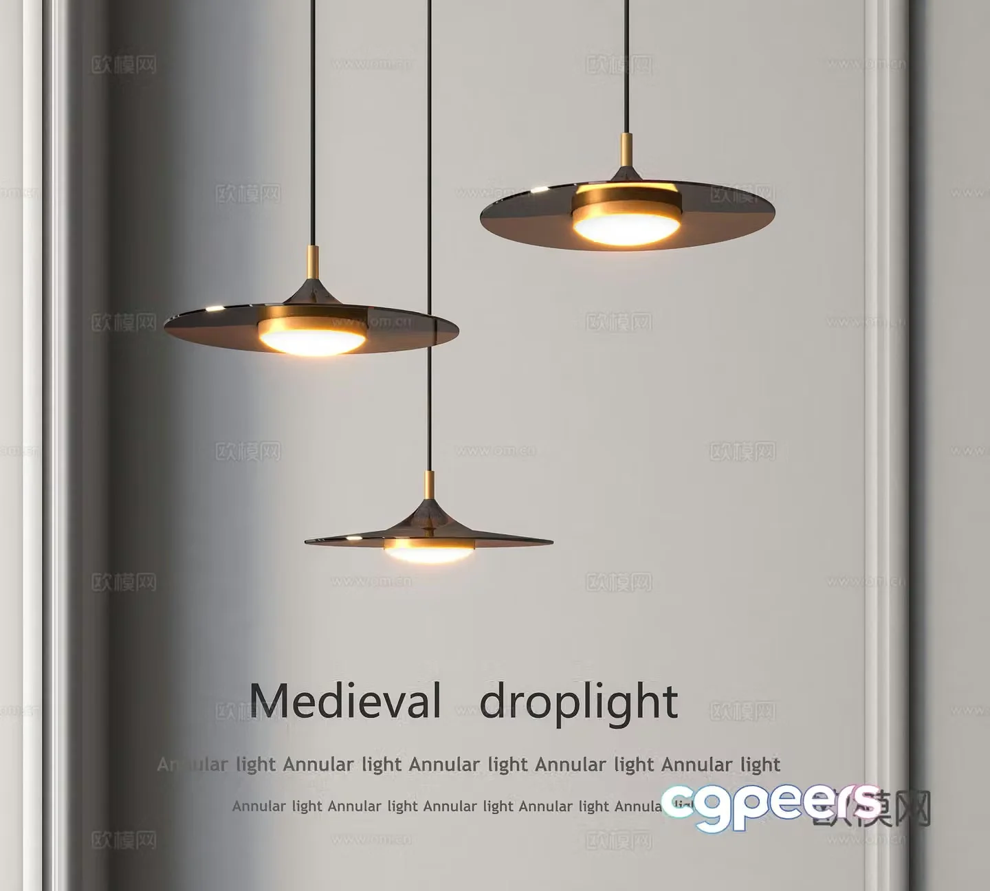 Modern restaurant chandeliers bar art chandeliers bedside chandeliers 3D model