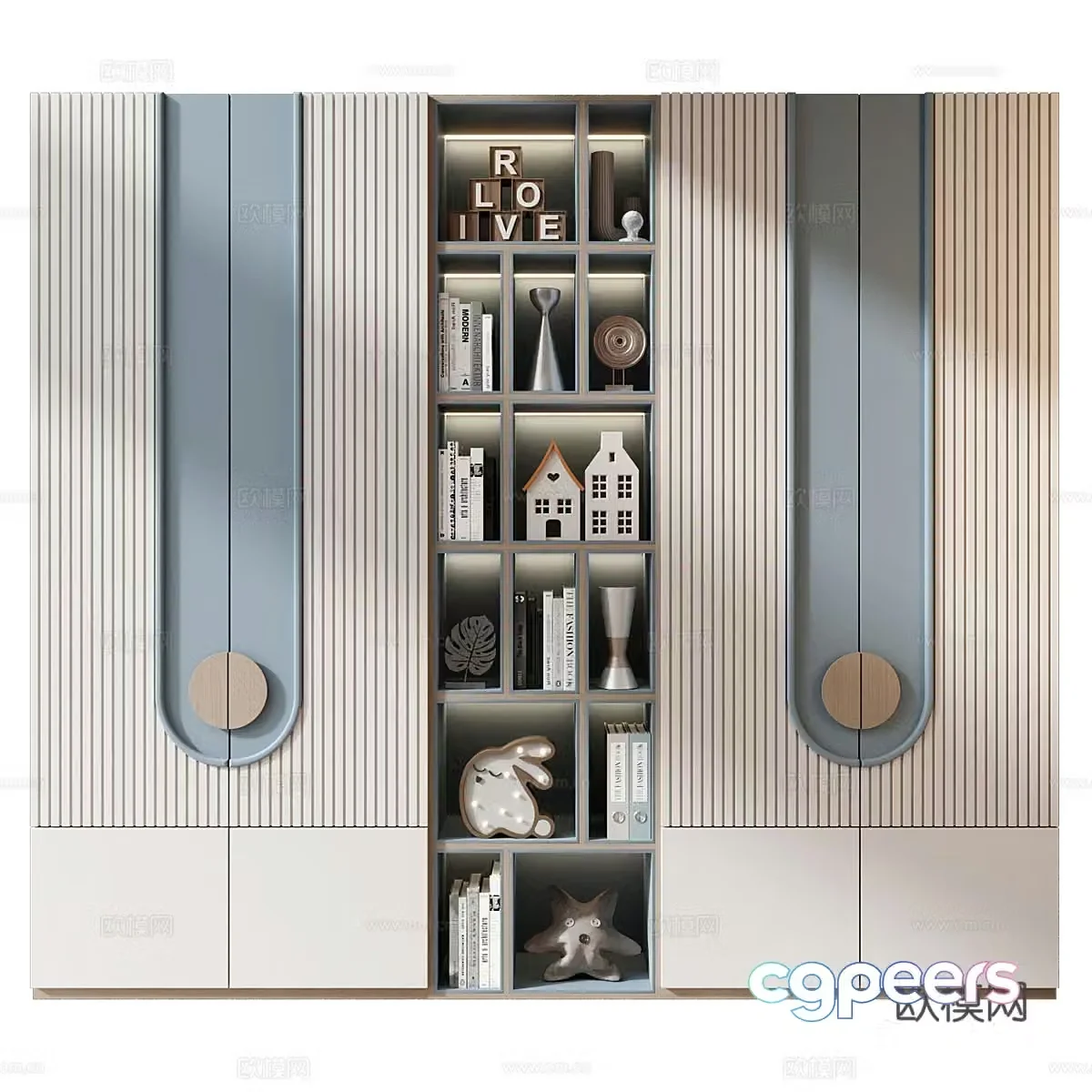 Children’s Wardrobe 3d Model