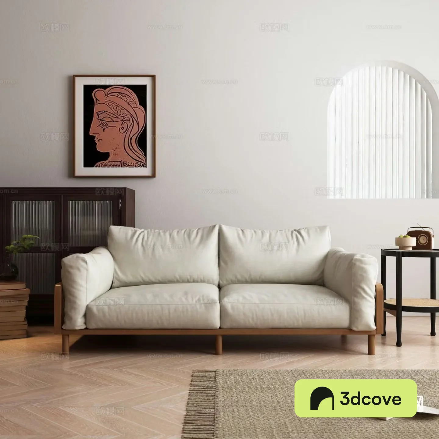 Wabi-sabi loveseat