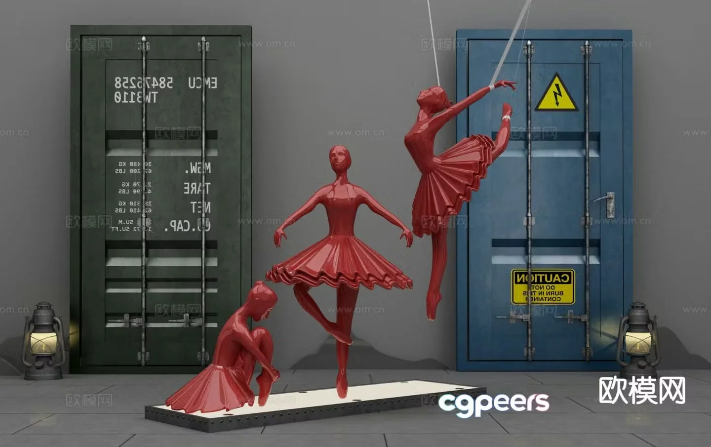Figure Sculpture Doll Ornaments 3D Model