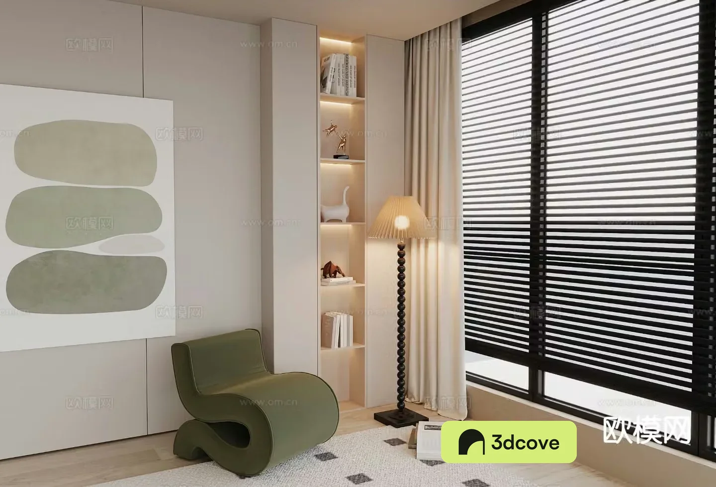 Modern single sofa